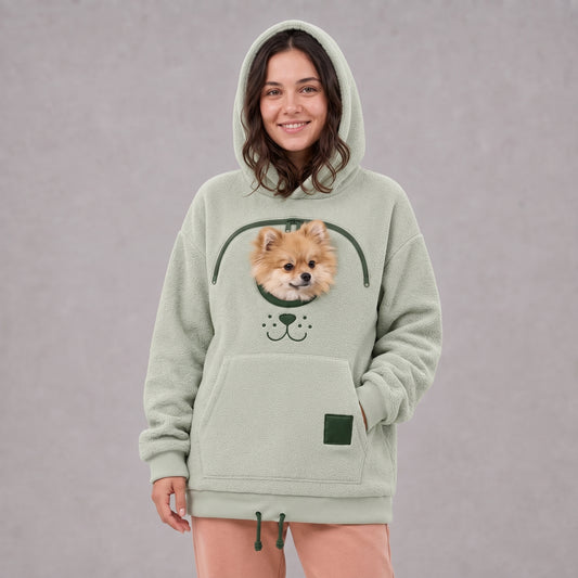 Dog Tote Carrier Hoodie